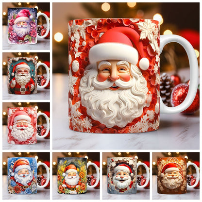 Creativo 3D Natale Ceramica Tazza Unico Spazio Design