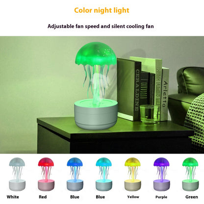 Jellyfish Humidifier Diffusore di fragranza Notte colorata Luce Pesante Nebbia Diffusore di olio essenziale Home Camera da letto Ufficio Umidificatore d'aria