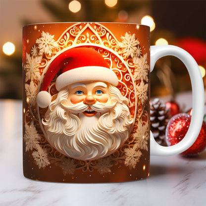 Creativo 3D Natale Ceramica Tazza Unico Spazio Design