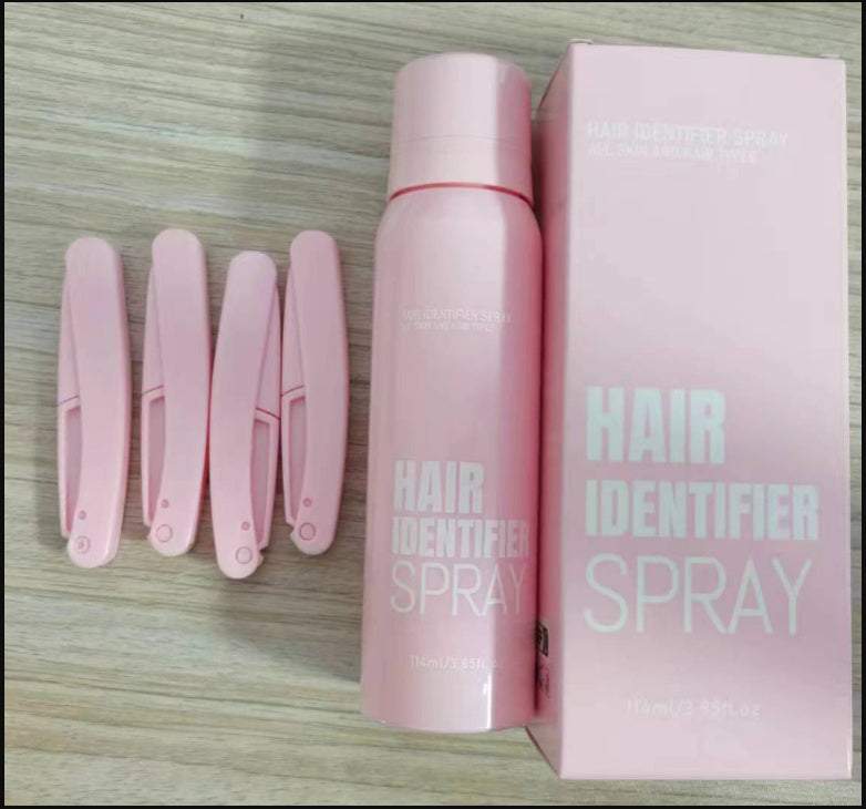 Set di spray identificatori per capelli per rasatura del viso