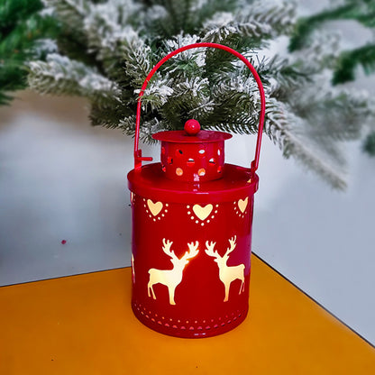 Luci della candela di Natale Lanterne piccole LED Luci del vento Candele elettroniche Stile nordico Decorazioni creative per le vacanze